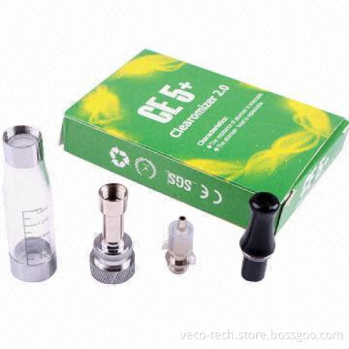 Electronic Cigarette Starter Kits, CE5+ Atomizer Changeable Heats/Coil EGO Battery Round Mouthpiece